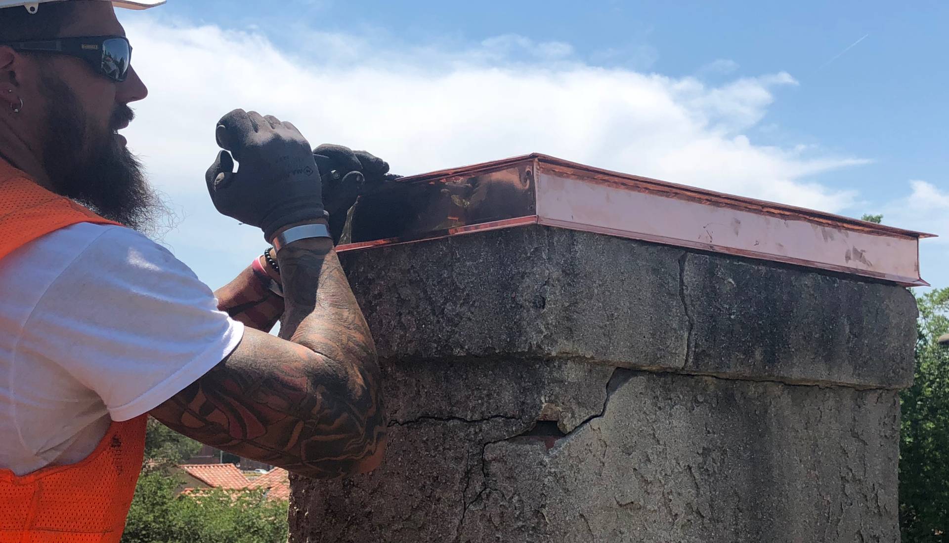 Custom Copper Chimney Cap