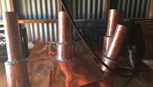 Custom copper boots