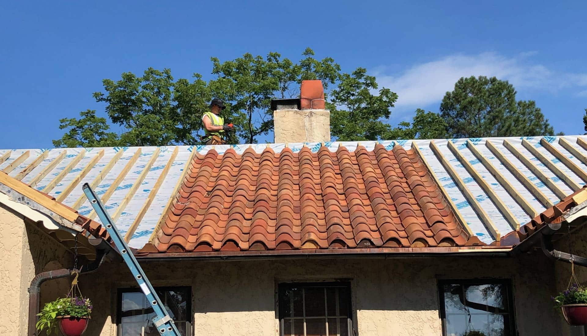 Tile re-Roof